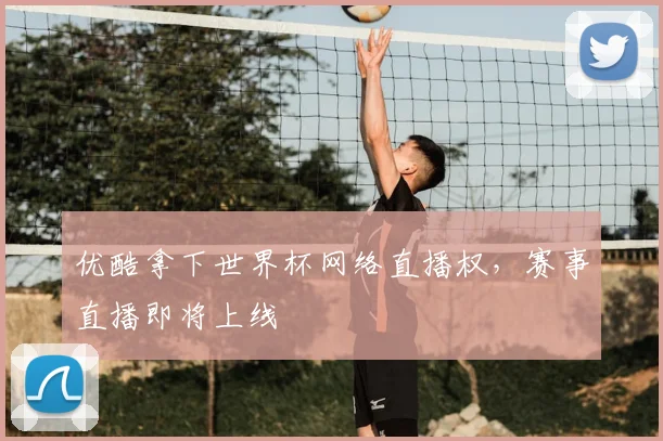 优酷拿下世界杯网络直播权,赛事直播即将上线