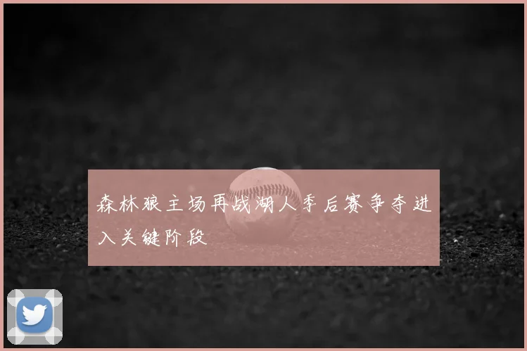 森林狼主场再战湖人季后赛争夺进入关键阶段